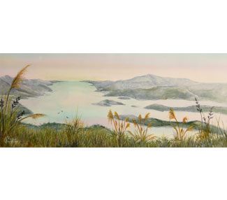 Morning Glow, Lyttelton Harbour