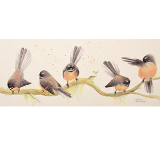 Fantails Together