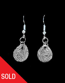Silver earrings